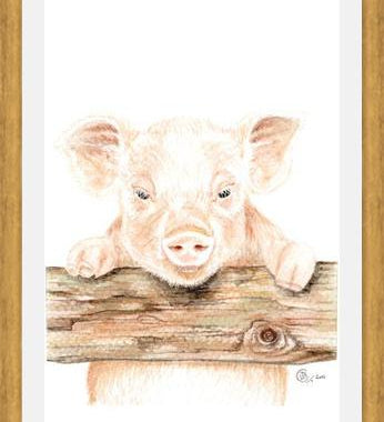 Cuadro cerdito