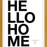 Cuadro Hello Home White