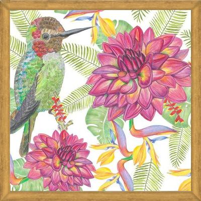 Cuadro Humming Bird White