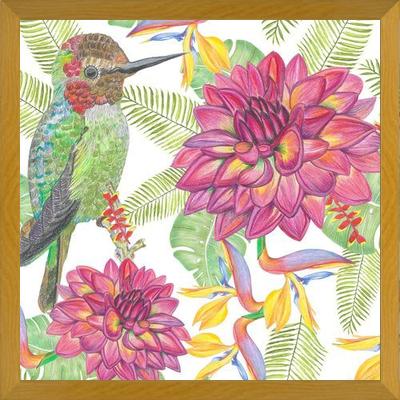 Cuadro Humming Bird White