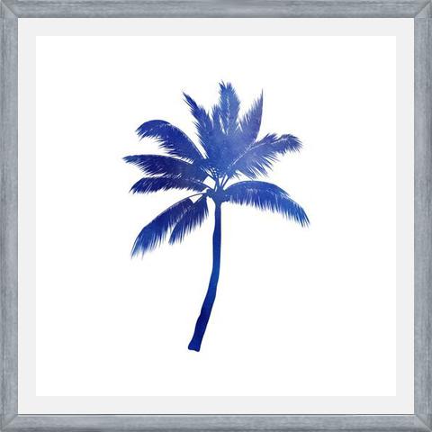 Cuadro Blue Palm Tree III