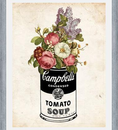 Cuadro  tomato pop art by THE NEW BLACK DESIGN