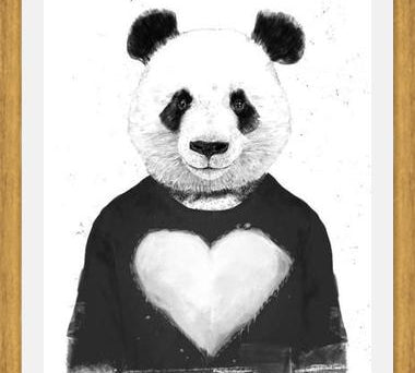 Cuadro Lovely Panda