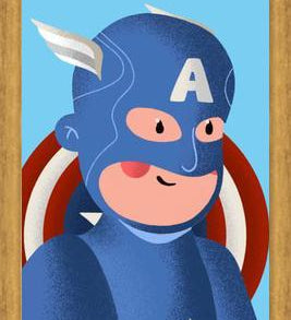 Cuadro Capitán América