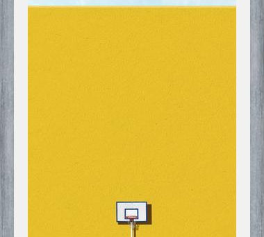 Cuadro Basquet amarillo