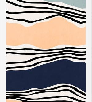 Cuadro Modern irregular Stripes 08