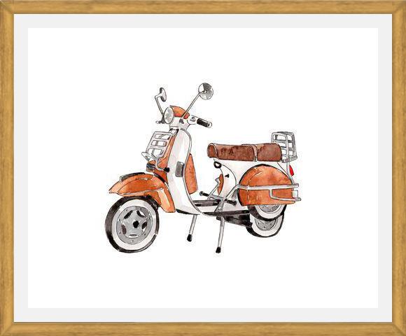 Cuadro Vintage Motorcycle