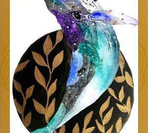 Cuadro Ballena & universo