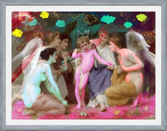 Cuadro Angel in Color