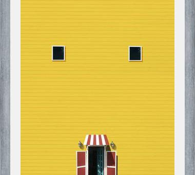 Cuadro Casa amarilla