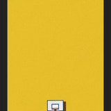 Cuadro Basquet amarillo