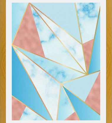 Cuadro Geometric Sky