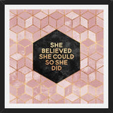 Cuadro She Believed She Could