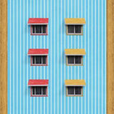 Cuadro Fachada de colores