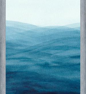 Cuadro Watercolor abstract waves