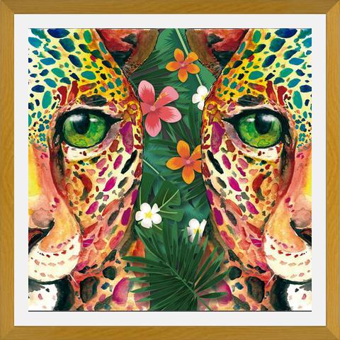 Cuadro leopardos