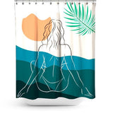 Cortina de Baño Beach Girl 10