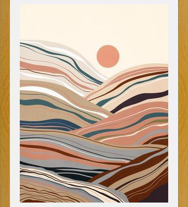 Cuadro Mineral inspired landscapes 1