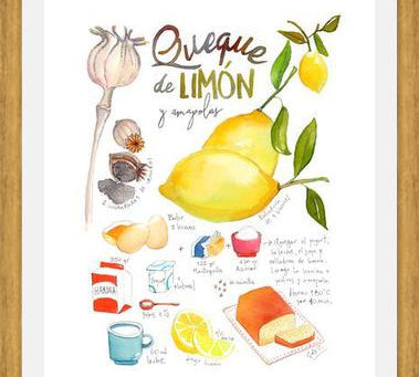 Cuadro Queque de Limón