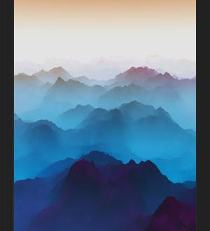 Cuadro Bluish Mountains