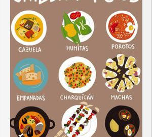 Cuadro Chilean Food