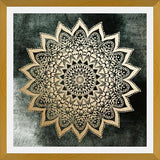 Enmarcado EMERALD BOHO NIGHTS MANDALA