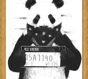 Cuadro Bad Panda