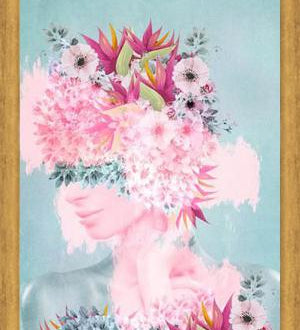 Cuadro Woman in flowers II