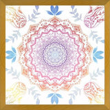 Enmarcado BOHO HAMSA MANDALA