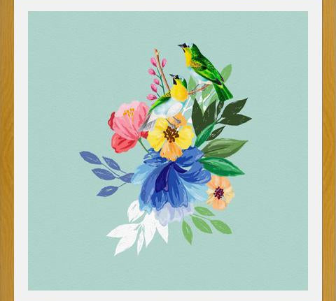 Cuadro Flowers & Birds