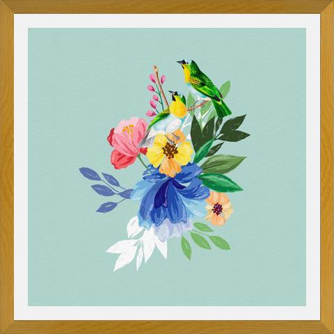 Cuadro Flowers & Birds