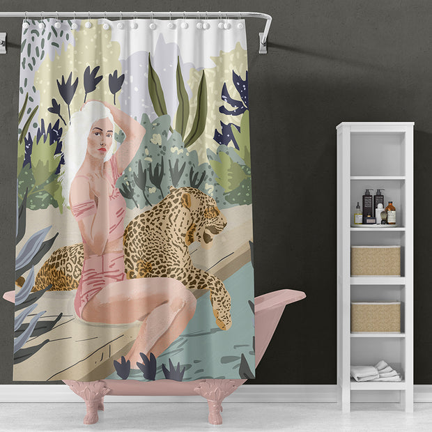 Cortina de Baño How to train your leopard