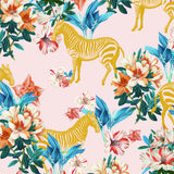 Mantel de Hule Floral and Zebras
