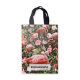 Cortina de baño Floral and Flamingo Pattern