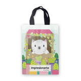 Cortina de Baño Gatito y flores