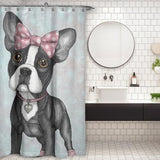 Cortina de Baño Sweet Frenchie