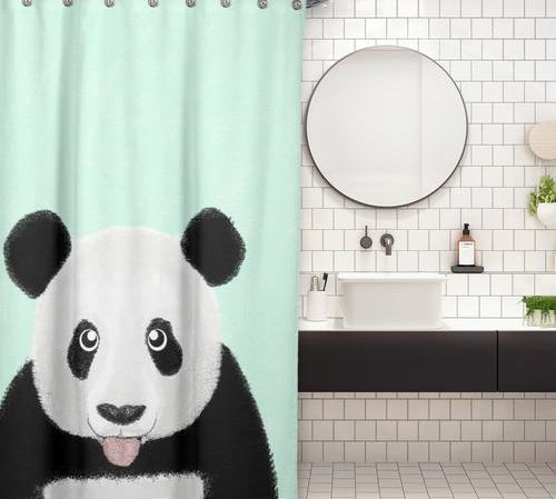 Cortina de Baño The Cute Panda - Galeria Impresionarte