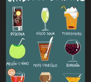 Cuadro Chilean Drinks