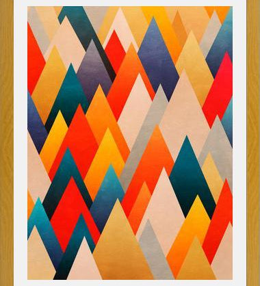 Cuadro Multiple Triangles