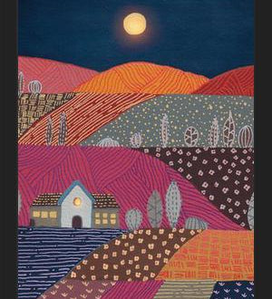 Cuadro Midnight landscape II