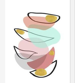 Cuadro Modern minimal forms 15