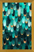 Cuadro Feathered - Turquoise