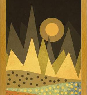 Cuadro Geometric landscape 02