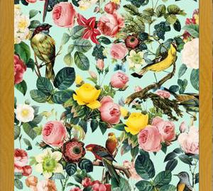 Cuadro Floral and Bird III