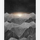Cuadro Lines in the mountains XIX
