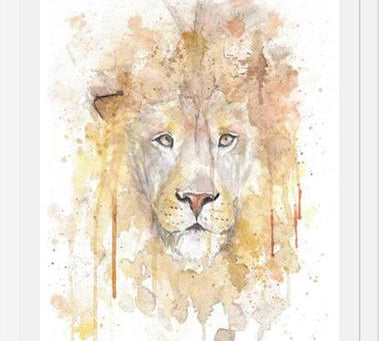 Cuadro Retrato de un León