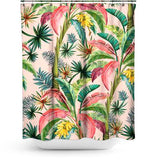 Cortina de Baño Palm Tree Tropical Hollywood Regency