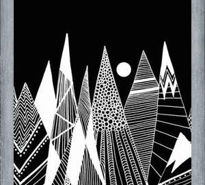 Cuadro Patterns in the mountains