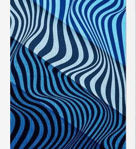 Cuadro Wild Stripes Blue