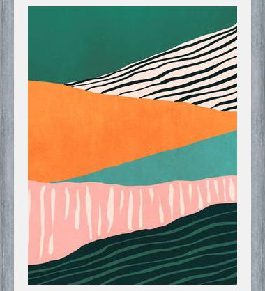 Cuadro Modern irregular Stripes 02